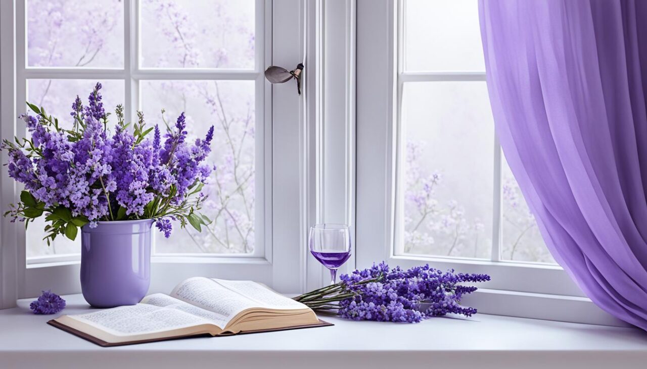 livro violetas na janela